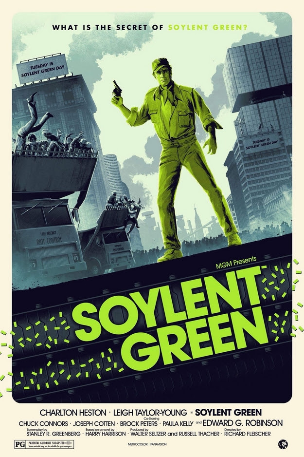 Soleil vert (Soylent Green), film américain de Richard Fleischer, 1973