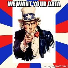 We want your data - uncle sam i want you | Meme Generator