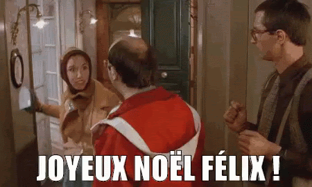 Joyeux Noël Félix GIF - Joyeux Noël Félix Le Père Noël Est Une Ordure -  Discover & Share GIFs